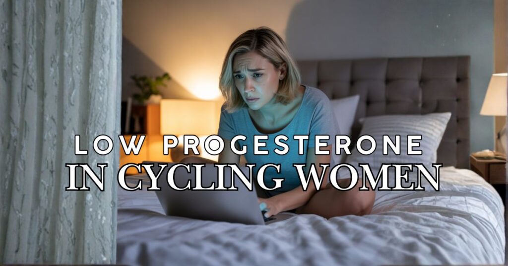 women in bed looking concerned