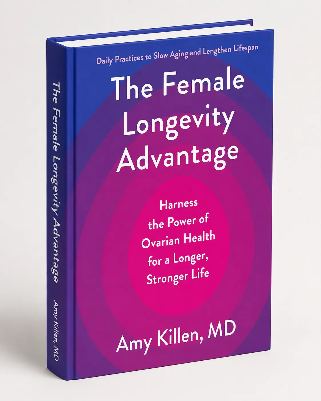 The Female Longevity Advantage by Dr. Amy Killen, MD — book cover